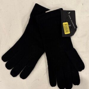 Preston & York Black Cashmere Gloves